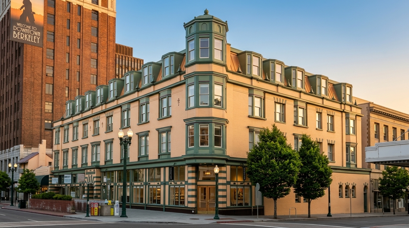 Francis K. Shattuck Landmark Building in Downtown Berkeley, restored by The Bay Architects